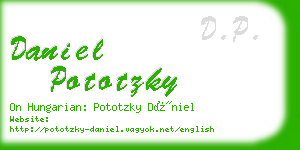 daniel pototzky business card